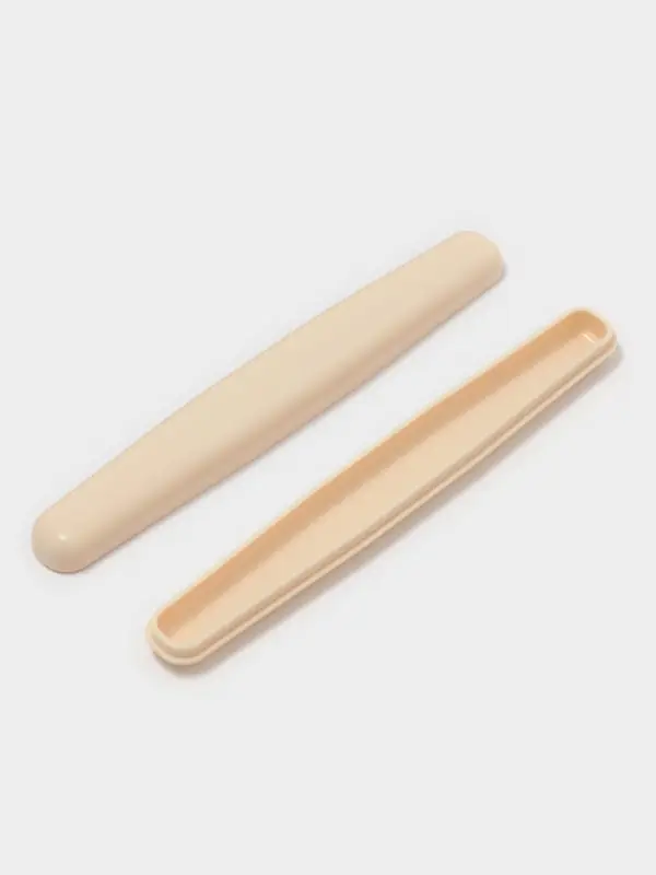 Футляр для зубной щётки, 21 см, молочный