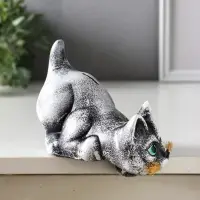 Копилка "Кот Василий" 11,5х18х9 см, белый