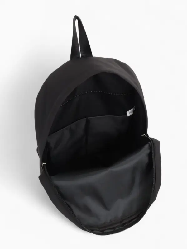 Рюкзак, 28*11*40, отд на молнии, 2 н/к на молнии, 2 б/к, черный