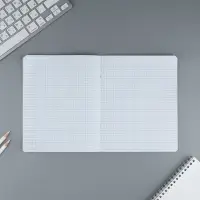 Тетрадь в клетку 18 листов А5, на скрепке &laquo;Школа&raquo;, обложка мелованный картон, 5 видов МИКС