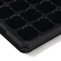 Кассета для выращивания рассады Greengo на 128 ячеек, по 15 мл, пластиковая, чёрная, 54&times;28&times;5 см