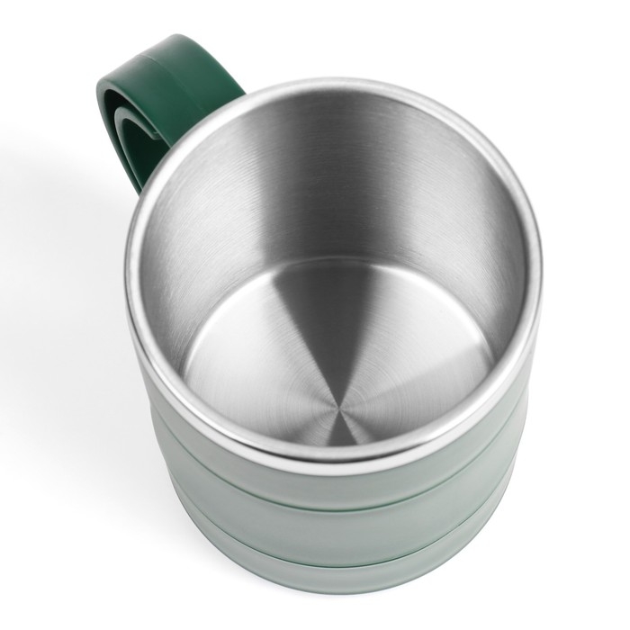 Термокружка "Мастер К" Поход "Настоящий мужчина",450 мл, сохраняет тепло 2 ч, 12.5 х 10.5 см