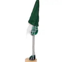 Фигура текстиль &laquo;Гном в зелёном&raquo; 42 см, 1 LED, от батареек AG13&times;3, свечение тёплое белое