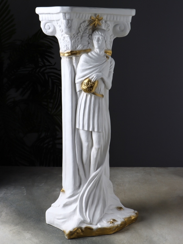 Колонна "Юноша" 25х20х65 см, золото