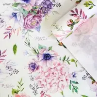 Бумага упаковочная крафтовая &laquo;Нежнее нежного&raquo;, 70 х 100 см