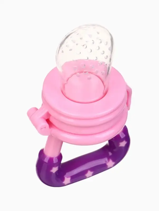 Ниблер для прикорма, с силиконовой сеточкой "Принцесса", цвет розовый