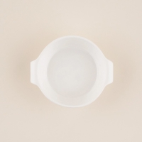 Форма для выпечки из жаропрочной керамики SL Home &laquo;Санторини&raquo;, 250 мл, 13,6&times;12&times;4,5 см, цвет белый