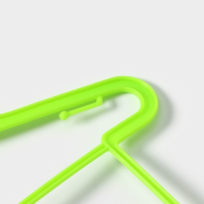 Плечики - вешалки для одежды Доляна &laquo;Домик&raquo;, 5 шт, детские, многоуровневая, 29&times;39,5 см, цвет зелёный