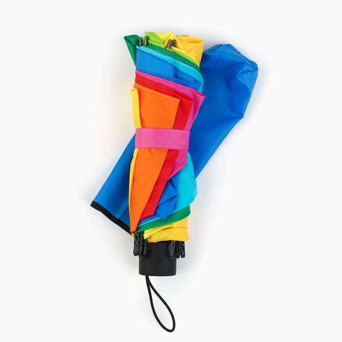 Зонт женский радужный &laquo;Наслаждаюсь дождём&raquo;, 10 спиц.