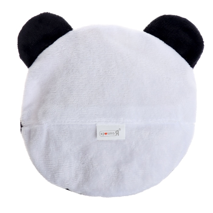 Грелка &laquo;Панда&raquo;, детская, с вишнёвыми косточками, цвет серый