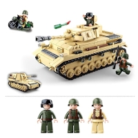 Конструктор Армия ВОВ &laquo;Немецкий танк PanzerIV&raquo;, 543 детали