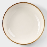 Тарелка фарфоровая глубокая Magistro &laquo;Церера&raquo;, 1,1 л, d=22 см, цвет голубой