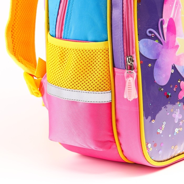 Рюкзак школьный, 39 см х 30 см х 14 см "Флаттершай", My little Pony