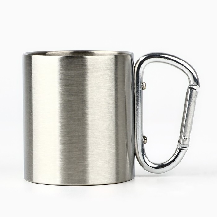 Кружка туристическая с карабином &laquo;Туризм&raquo;, 180 мл