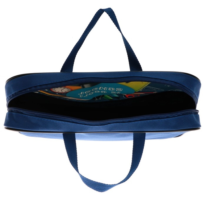 Папка для труда А4 на молнии текстиль 70мм 350 х 270 &laquo;1 сентября: Школа&raquo;