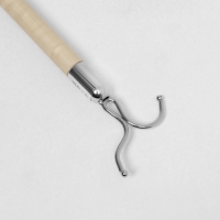 Съемник для одежды L=100, вилка 8&times;6, труба дерево,, цвет бежевый