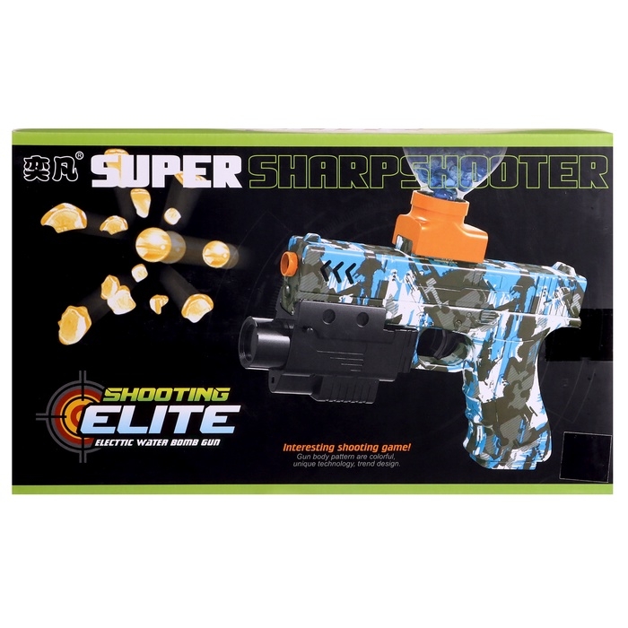 Пистолет &laquo;Гравитация&raquo;, стреляет гелевыми пульками, аккумулятор 3.7V, 23 см