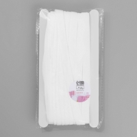 Лента тоннельная, двухстрочная, 10 мм, 10 &plusmn; 0,5 м, цвет белый