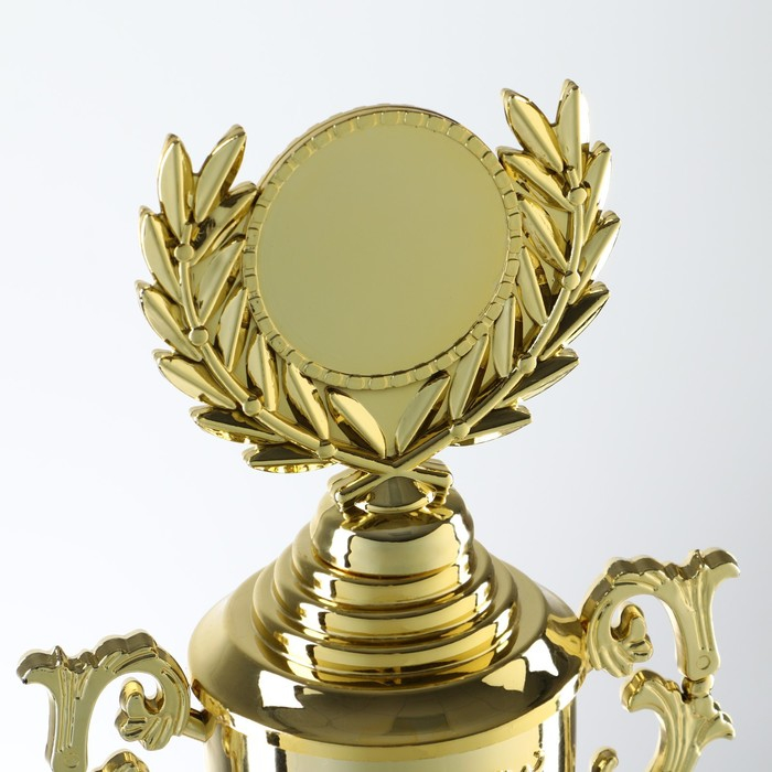 Кубок 014, наградная фигура, золото, подставка пластик, 32,5 &times; 16 &times; 8,5 см.