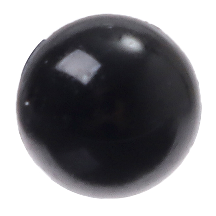 Глаза винтовые с заглушками, набор 20 шт., размер 1 шт. &mdash; 1,4 см, цвет чёрный