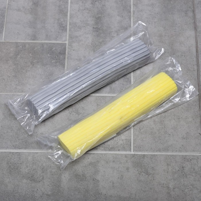 Насадка для швабры PVA Доляна, складной отжим, 28&times;4,5&times;4,5 см, цвет МИКС