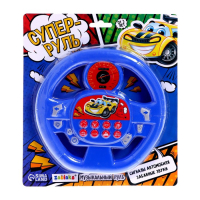 Музыкальная игрушка &laquo;Суперруль&raquo;, звуковые эффекты, работает от батареек, цвет синий