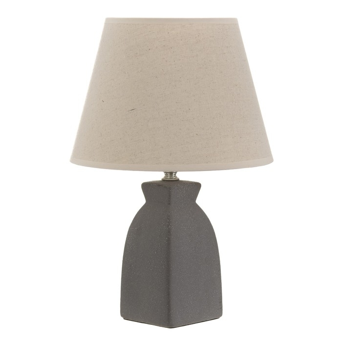 Настольная лампа "Мия" Е27 40Вт графитовый 25х25х35,5см RISALUX