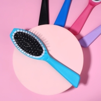 Расчёска массажная, 20 &times; 5 см, цвет МИКС