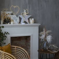 Светодиодная фигура &laquo;Облако&raquo; 29.5 &times; 18 см, металл, батарейки ААх2 (не в комплекте), свечение тёплое белое