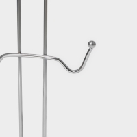 Подставка для кружек на 6 предметов Доляна, 13,5&times;13,5&times;30 см, цвет серый