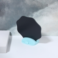 Зеркало настольное, зеркальная поверхность 17 &times; 18 см, цвет МИКС