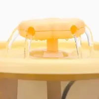 Фонтан для животных с миской, 34&times;17.5&times;11.5 см, бежевый