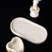 Набор фигура и подставка "Ангел и сердце" 12х20х10 см