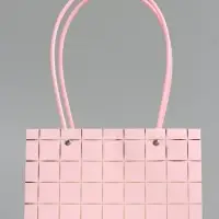 Сумка для цветов влагостойкая, розовая 22x10.5x13.5&plusmn;5% см