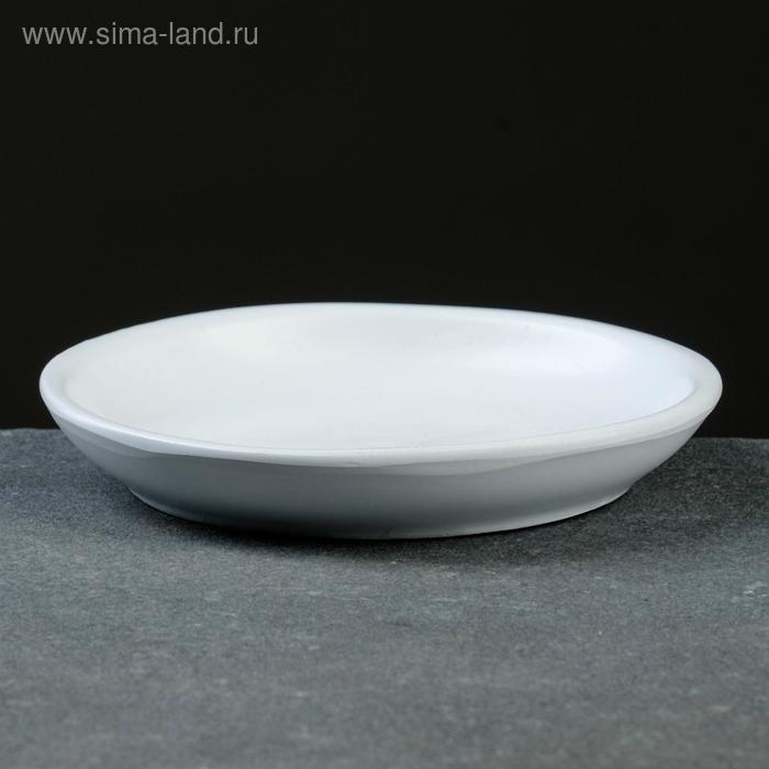 Поддон для горшка 0,4 л (D=11,5 см) подходит к кашпо 0,35л; 0,4л; 0,75л; белый