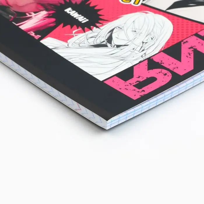 Тетрадь в клетку, предметная, 48 л.,на скрепке, А5 &laquo;Аниме Комикс. Химия&raquo;