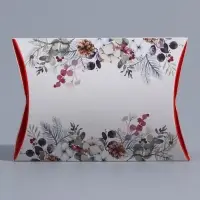 Коробка новогодняя складная фигурная &laquo;Акварель&raquo;, 11 х 8 х 2 см, Новый год