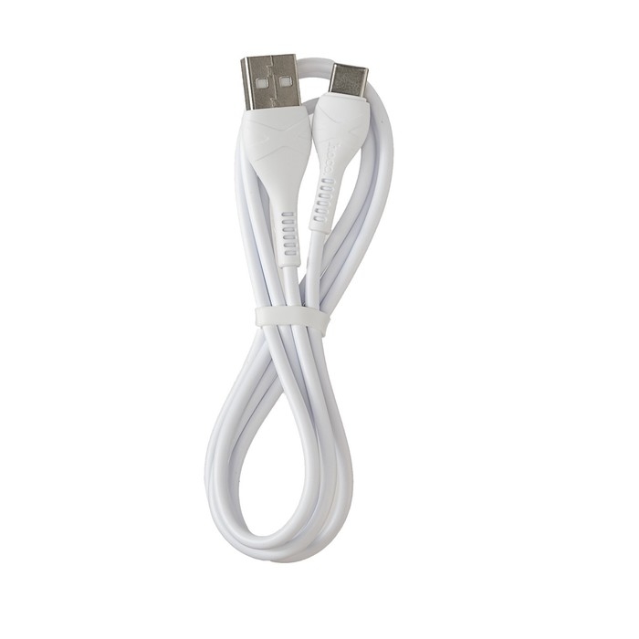 Кабель Hoco X37, Type-C - USB, 3 А, 1 м, PVC оплетка, белый