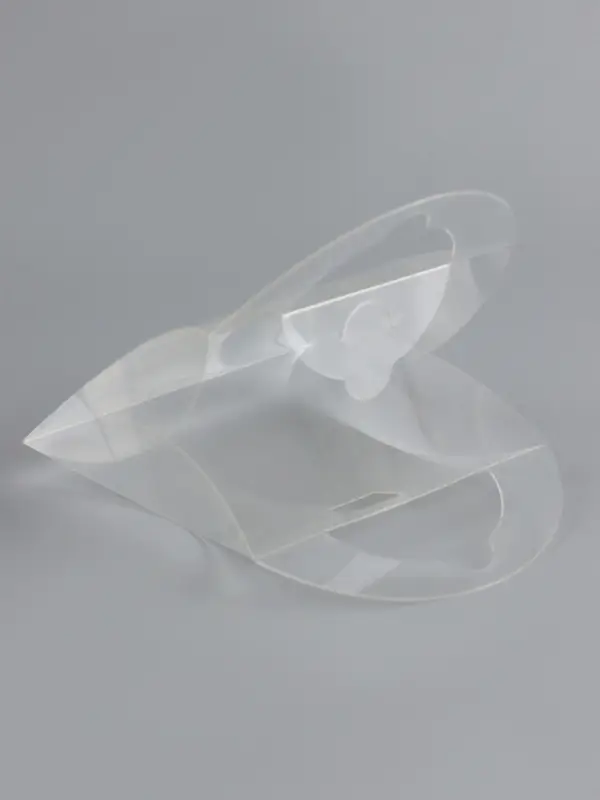 Складная прозрачная коробка из PVC, для упаковки подарков, 11&times;9&times;2 см