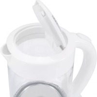 Чайник HYK-G9990 1,5л 2000Вт белый (стекло)