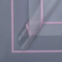 Пленка матовая прозрачная &laquo;Квадрат&raquo;, розовый, 0.58&times;0.58 м