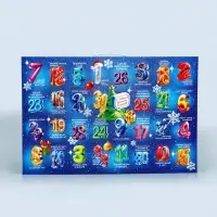 Подарочная новогодняя коробка &laquo;Мерцающий&raquo;, Календарь 47.7&times;3.9&times;32 см