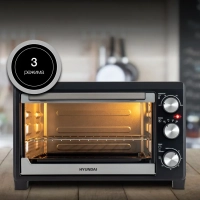 Мини-печь MIO-HY072 23л. 1500Вт серебристый-черный