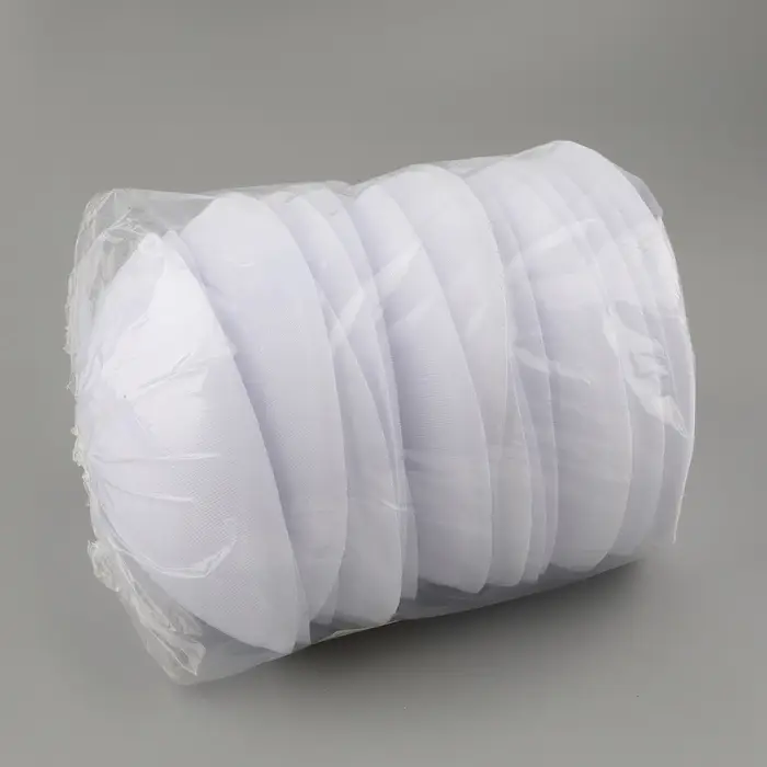 Чашки для бюстгальтера &laquo;Круг&raquo;, 2XL (52), d=16.5 см, пара, белые