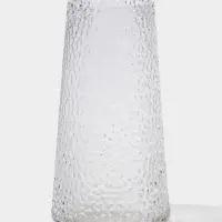 Ваза стекло настольная "Линней" 20х10,5 см, прозрачный