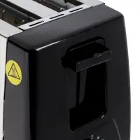 Тостер LT-03, 750 Вт, 6 режимов прожарки, 2 тоста, серебристый