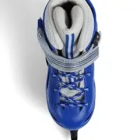 Коньки детские раздвижные BlackAqua, р. 30-33, для фитнеса, синие