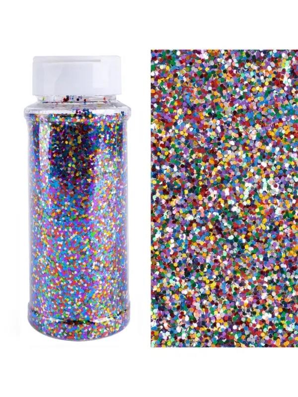 Конфетти &laquo;Шестиугольники&raquo; ассорти, металлик, 0.1 см, 90 г