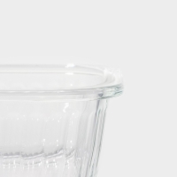 Контейнер для еды из жаропрочного стекла Доляна &laquo;Шиаду&raquo;, квадратный, 520 мл, 13&times;6,5 см