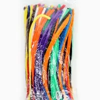 Синельная проволока, набор 200 шт, размер 1 шт 30х0,8 см, 20 цветов